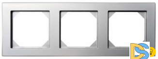 Рамка 3-ая Epsilon алюминий