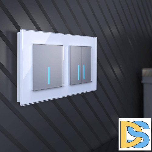 Сенсорный выключатель одноклавишный с подсветкой Werkel 4690389179525 W4510006