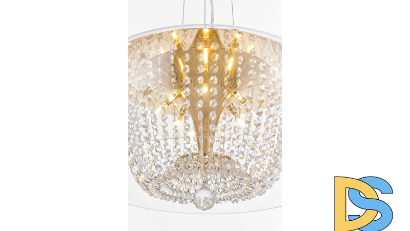 Подвесная люстра Lumina Deco Disposa LDP 7018-500 PR+F.GD