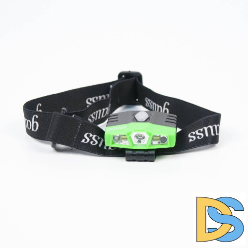 Налобный светодиодный фонарь Gauss аккумуляторный 30х50 180 лм GF406