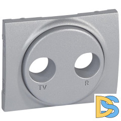 Лицевая панель Legrand Galea Life розетки TV-RD алюминий 771372