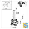 Люстра на штанге Odeon Light Elica 5402/6