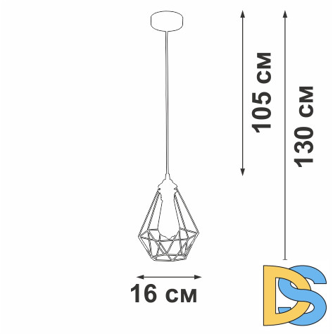 Подвесной светильник Vitaluce V2803-1/1S
