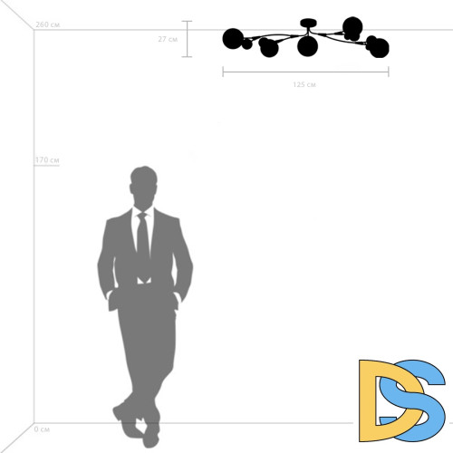 Потолочная люстра Lightstar Croco 815557