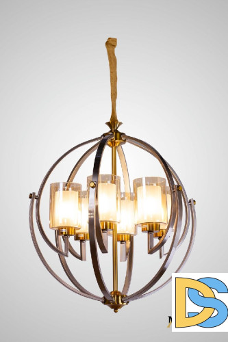 Подвесная люстра AM Group AM372 SP6 GAB+SN