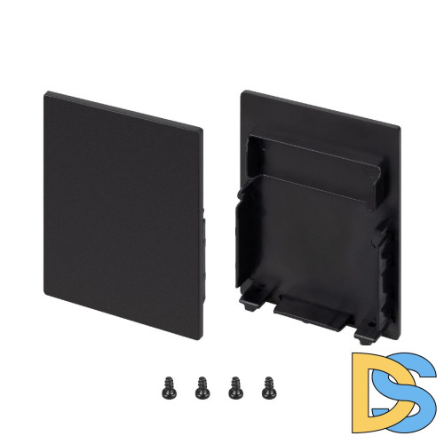 Заглушка Arlight SL-LINE-4050-3L-LOW BLACK глухая 044677