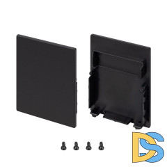 Заглушка Arlight SL-LINE-4050-3L-LOW BLACK глухая 044677