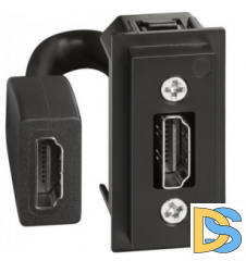 Розетка HDMI с предварительным подключением 1 модуль. Btichino Living Now