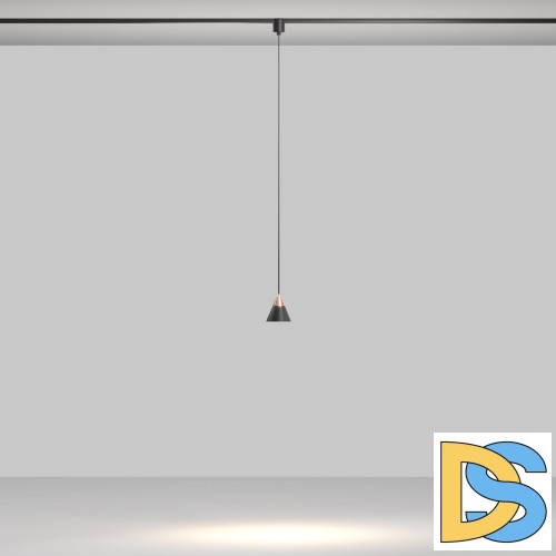 Трековый подвесной магнитный светильник Maytoni Cono TR166-1-7W3K-M-B