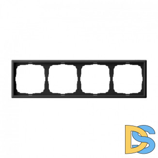 4-постовая рамка, Schneider Electric Art Gallery, цвет Карбон, GAL001004