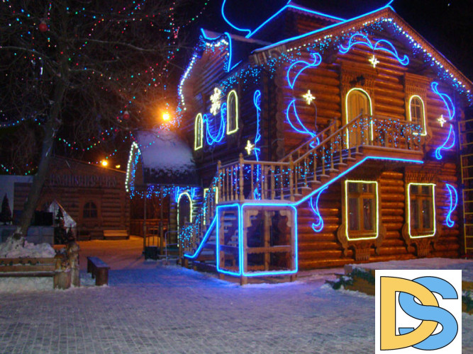 Светодиодная гирлянда (UL-00002329) Uniel бахрома 230V синий ULD-B3010-200/SWK Blue IP67