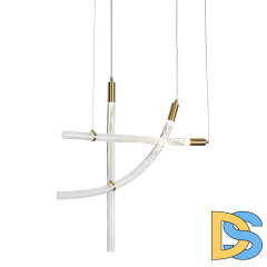 Подвесной светильник Delight Collection OB2412-3 gold/clear