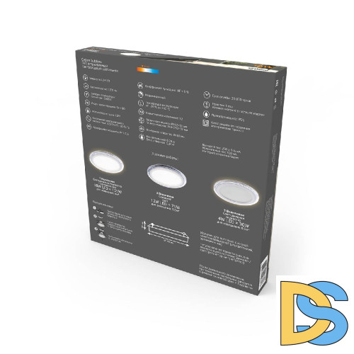 Встраиваемый светодиодный светильник Gauss Backlight Bubbles BL318