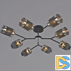 Люстра на штанге Reluce 01405-3.3-08B BK+CR