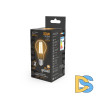 Лампа светодиодная филаментная Gauss E27 30W 2700K прозрачная 102902130