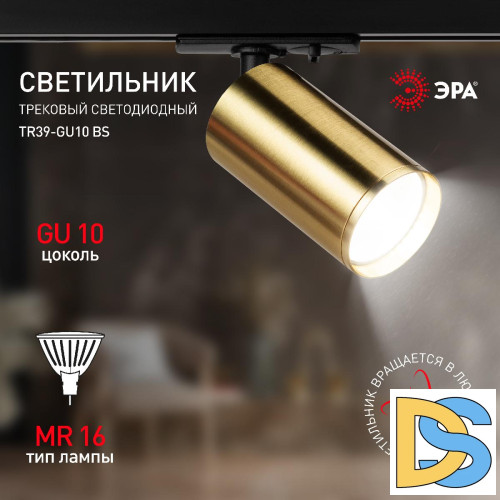 Трековый светильник Эра TR39-GU10 BS Б0053311
