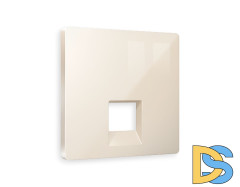 Лицевая панель для компьютерной/телефонной розетки RJ-45/RJ-11 Ambrella Volt Alfa AP3120