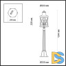 Уличный светильник Odeon Light Sation 4045/3F