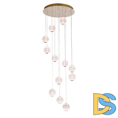 Подвесная люстра DeLight Collection Elliot Diamante MD20001012-12A gold