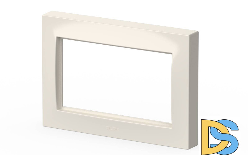 Рамка для двухместной розетки без заземления ELBI Vega 510-010200-908