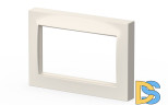 Рамка для двухместной розетки без заземления ELBI Vega 510-010200-908
