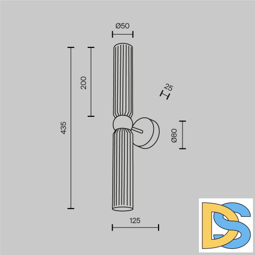 Настенный светильник Maytoni Antic MOD302WL-02W1