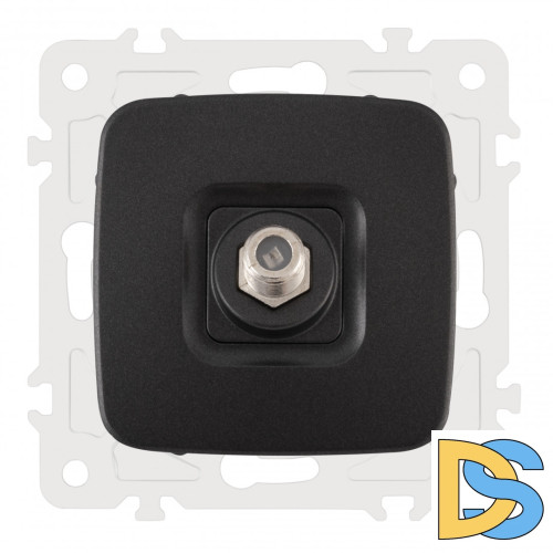 Розетка спутниковая SAT TV Arte Milano 205.42-1.black