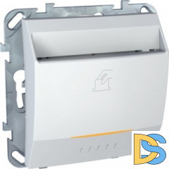 Выключатель карточный для гостиниц, Белый, серия Unica, Schneider Electric