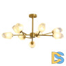 Люстра на штанге Delight Collection KM1245P-9 brass