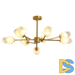 Люстра на штанге Delight Collection KM1245P-9 brass