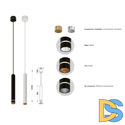 Подвесной светильник Mantra Split 8878