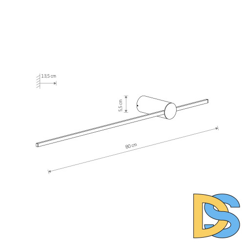 Настенный светильник Nowodvorski Saber Led Silk Olive M White 11592