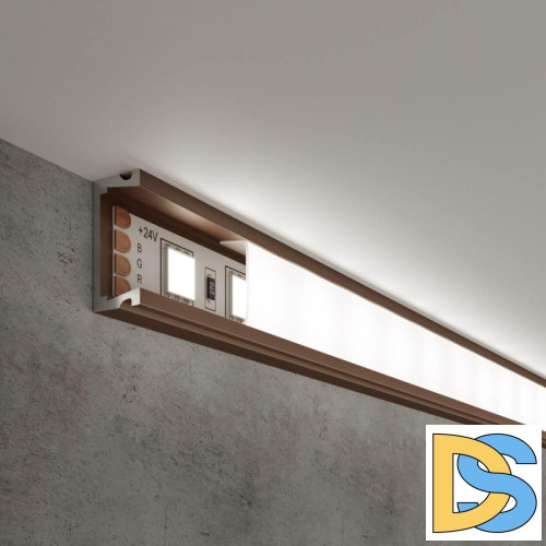 Накладной алюминиевый профиль для светодиодной ленты Elektrostandard LL-2-ALP006 4690389170423