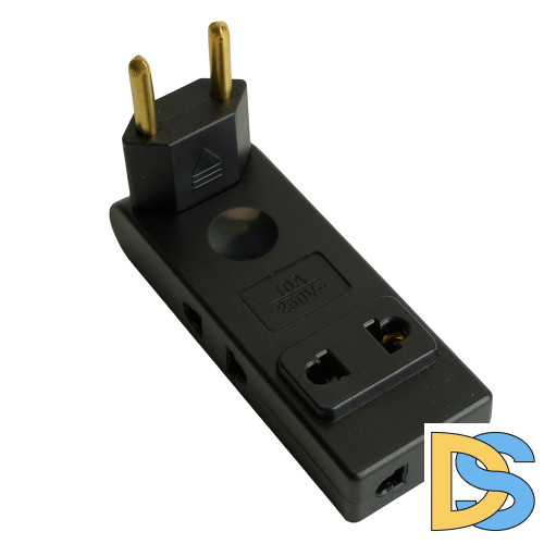 Разветвитель сетевой 4-местный б/з Stekker ADP10-24-22 50070