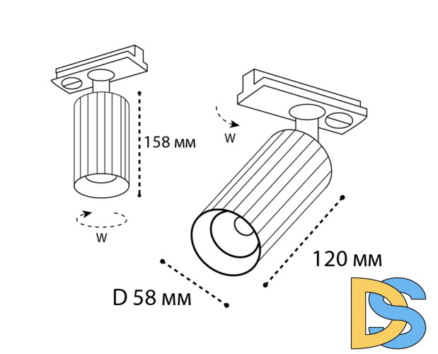 Трековый светильник Italline IT08-8010 black