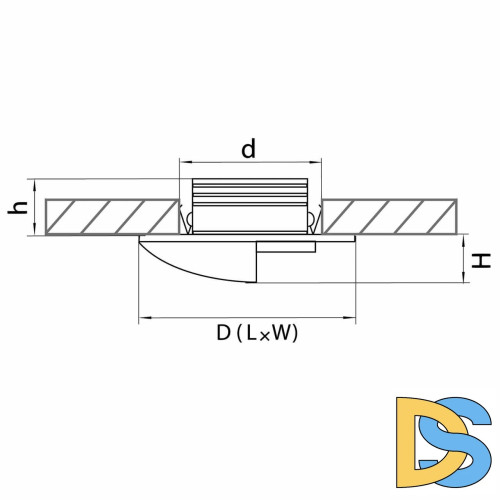 Встраиваемый светодиодный светильник Lightstar Lumina 212147