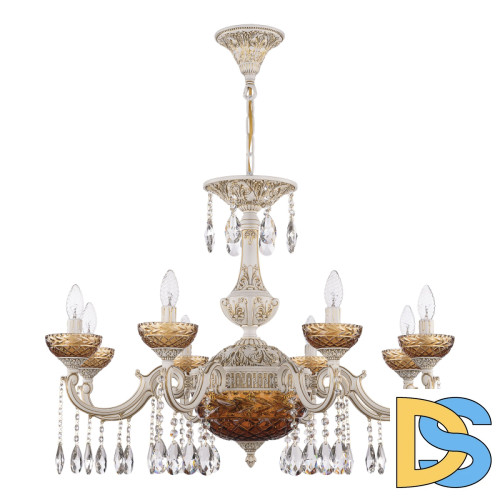 Подвесная люстра Bohemia Ivele Crystal AL78101P/8/250 A WMG P Amber/M-1F