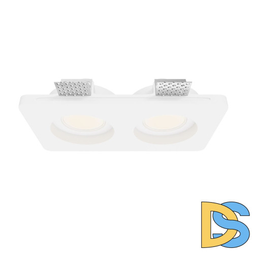 Встраиваемый светильник Maytoni Gyps Modern DL002-GU10-02-W