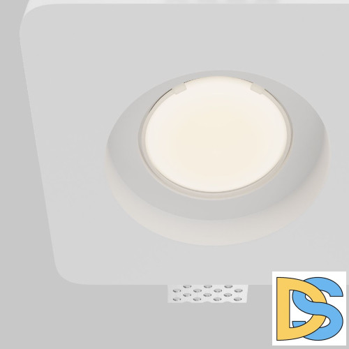 Встраиваемый светильник Maytoni Gyps Modern DL002-GU10-02-W