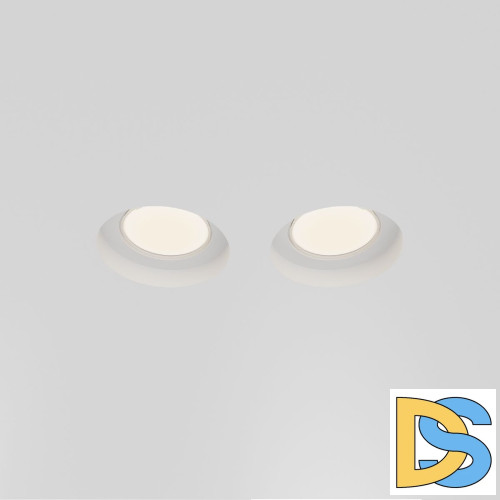 Встраиваемый светильник Maytoni Gyps Modern DL002-GU10-02-W