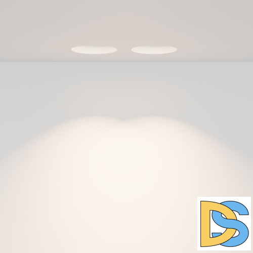 Встраиваемый светильник Maytoni Gyps Modern DL002-GU10-02-W