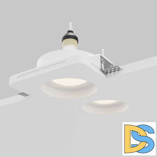 Встраиваемый светильник Maytoni Gyps Modern DL002-GU10-02-W