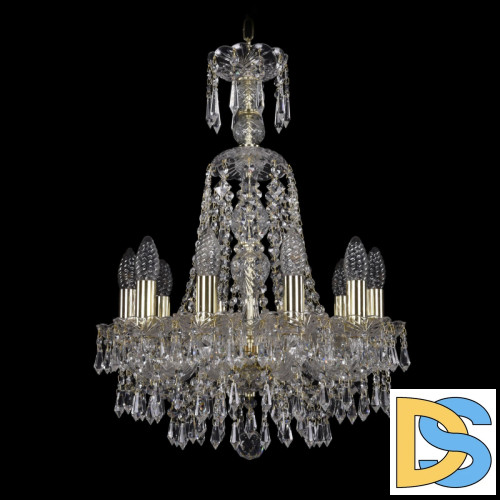 Подвесная люстра Bohemia Ivele Crystal 1403/10/141/XL-61 G