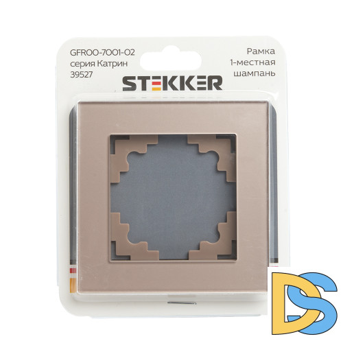 Рамка 1-местная Stekker Катрин 39527