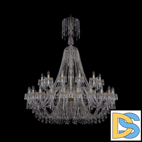 Подвесная люстра Bohemia Ivele Crystal 1403/24+12/530/XL-160 G