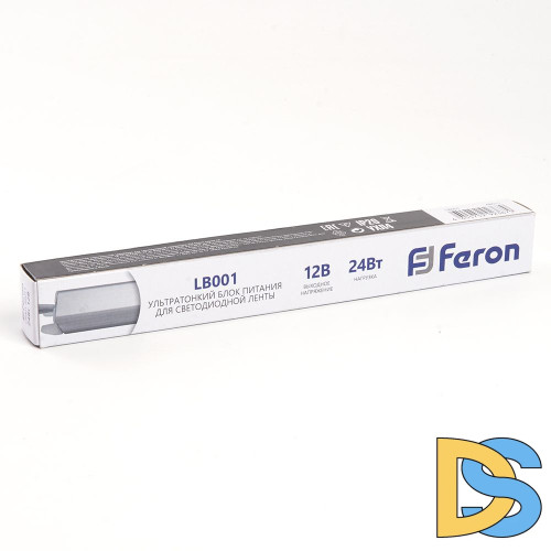 Трансформатор для светодиодной ленты Feron LB001 24Вт 12В IP20 48011