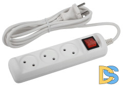 Удлинитель электрический Эра U-3s-3m-2x1 Б0044050