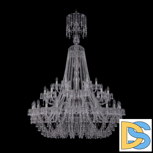 Подвесная люстра Bohemia Ivele Crystal 1410/24+12+6/460/XL-175/2d Ni V0300