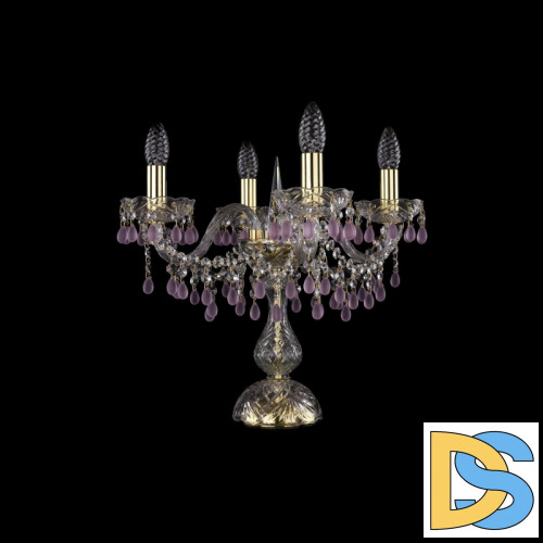 Настольная лампа Bohemia Ivele Crystal 1410L/4/141-39 G V7010