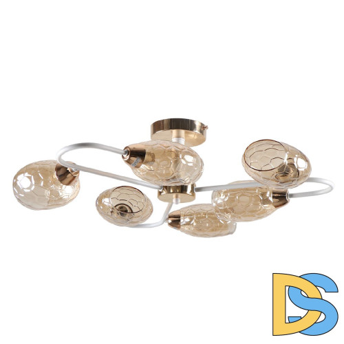 Люстра на штанге IMEX MD.8305-6-S-FGD+WH